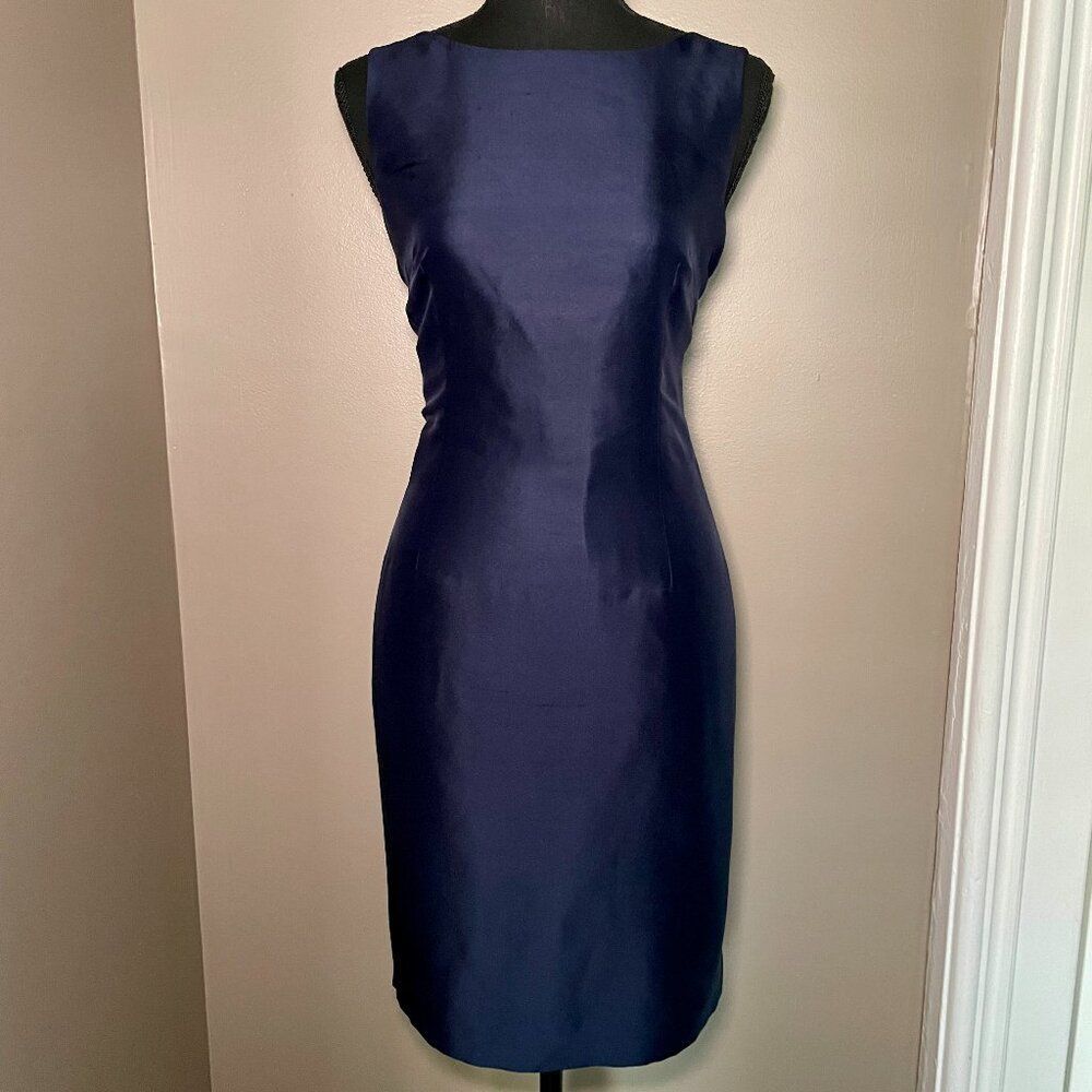 TALBOTS Vintage Sheath Dress - 100% Silk